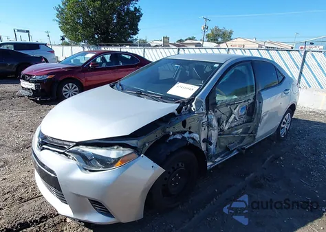 2016 Toyota Corolla Le из США, поврежденный, VIN 2T1BURHE2GC696491